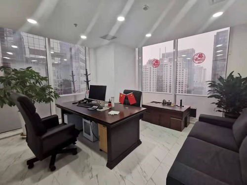 國貿(mào)CBD富爾大廈 免中介費(fèi)，精裝修帶家具，西南朝向采光好，辦公樓貼心出租